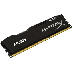 picture of (8gb ddr4 1x8g 2666) ram kingston hyperx fury black